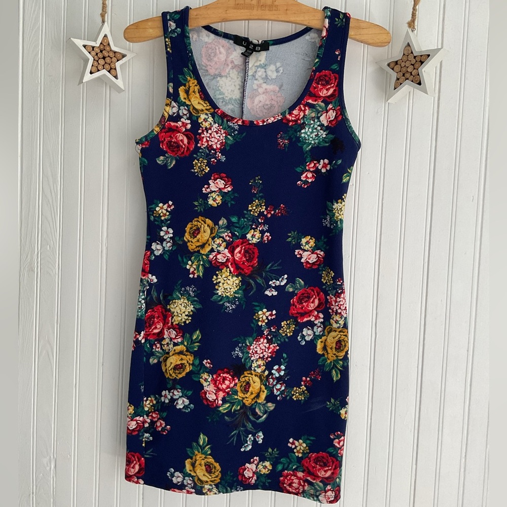 Floral🩵Mini Dress U2B - Picture 4 of 4